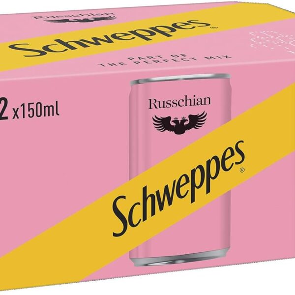 Schweppes Russchian Pink Soda 12x150ml