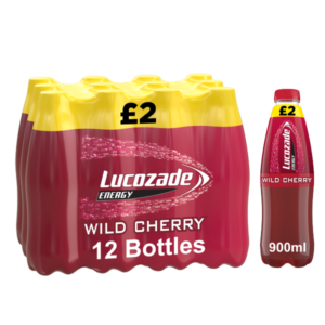 Lucozade Energy Drink Wild Cherry PMP £2 900ml