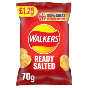 Ready Salted Potato Crisps 70g