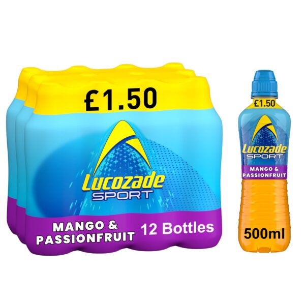Lucozade Sport Mango & Passionfruit PMP £1.50 500ml