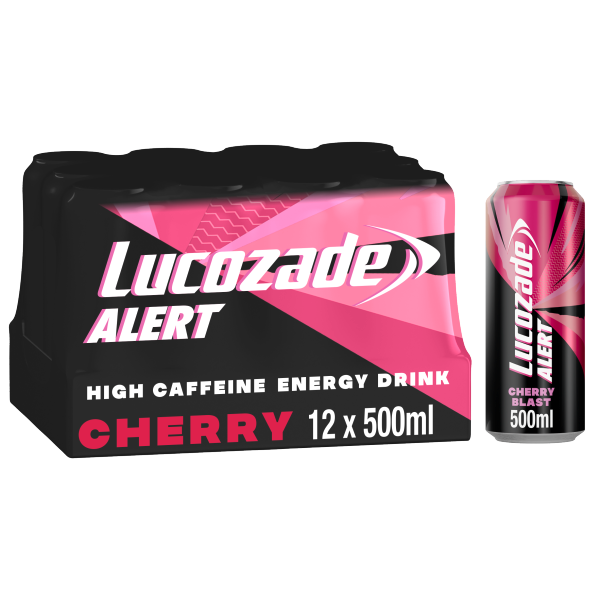 Lucozade Alert Cherry Blast 500ml