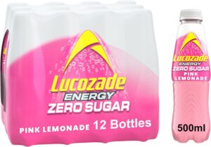 Lucozade Zero Pink Lemonade 500ml