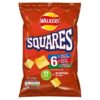 Walkers Squares Variety Multipack Snacks 6x22g
