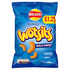 Walkers Wotsits Cheese Snacks PMP £1.25 60g