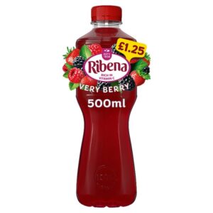 Ribena Very Berry Juice Drink PMP £1.25 500ml