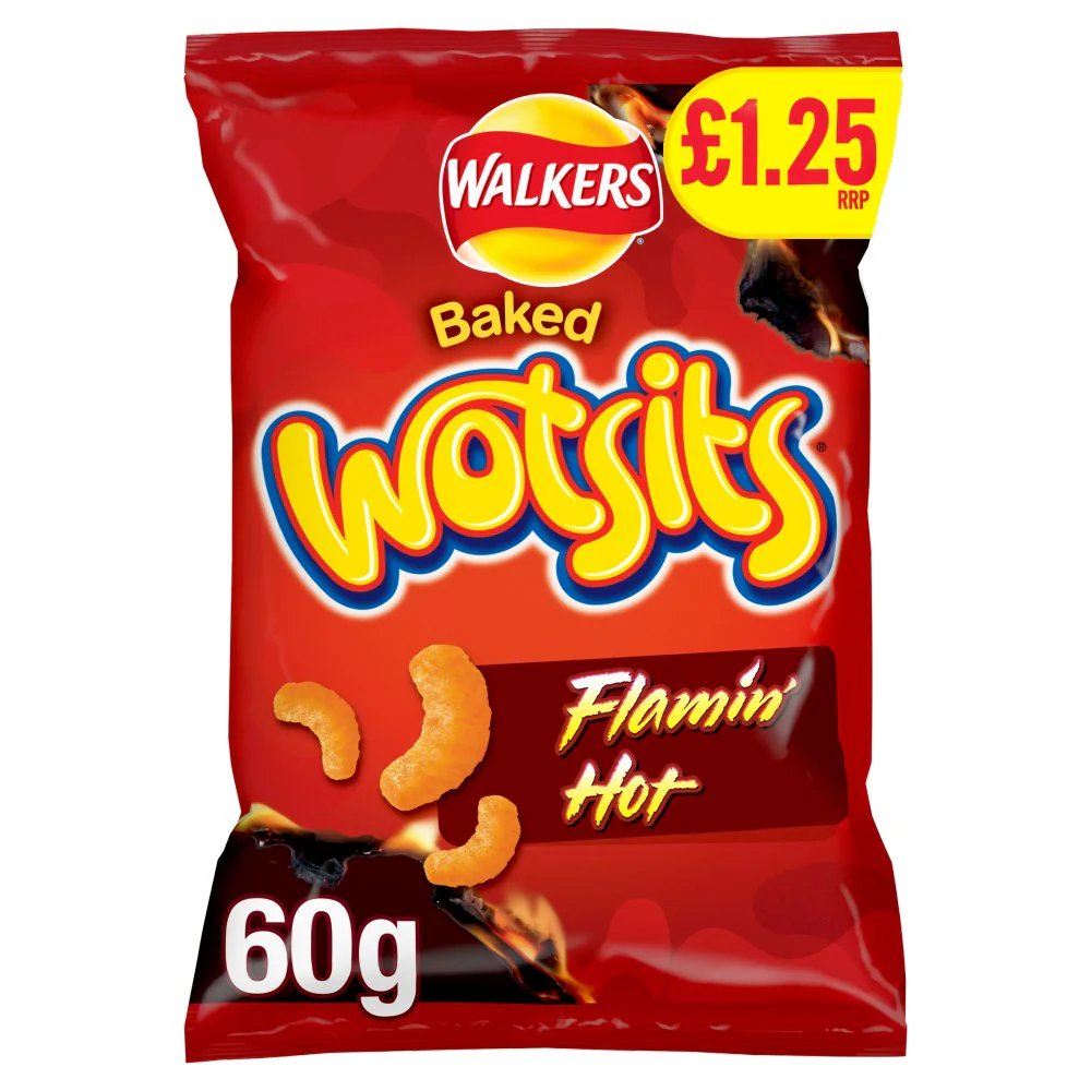 Wotsits Giants Flamin Hot PM £1.25 60g