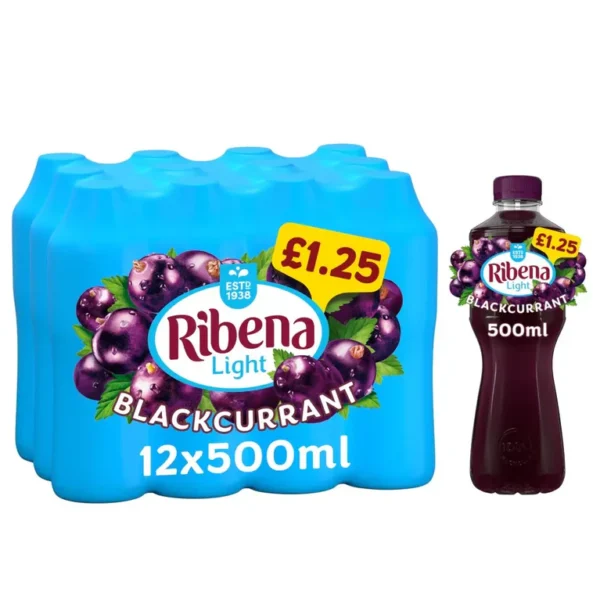 Ribena Blackcurrant Light PM £1.25 500ml