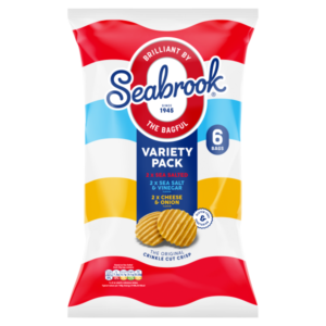Seabrook Crinkle Crisps Variety 6 x 25g Gluten Free