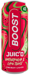 Boost Energy Juic'd Watermelon & Lime Twist Pm £1.00 500ml