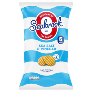 Seabrook Sea Salt & Vinegar Flavour 6 x 25g