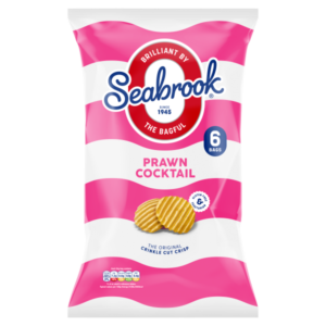 Seabrook The Original Crinkle Cut Prawn Cocktail Flavour 6 x 25g