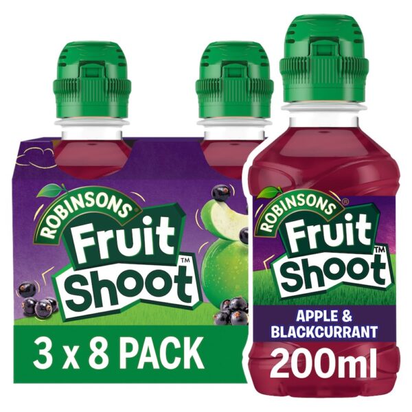 Robinsons Fruit Shoot Apple & Blackcurrant Kids Juice Drink 8 x 200ml