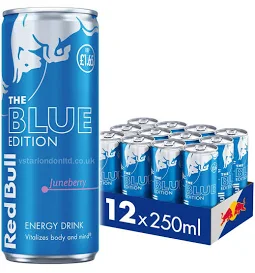 Red Bull Energy Drink Blue Edition 250ml, 12 Pack PM 1.55