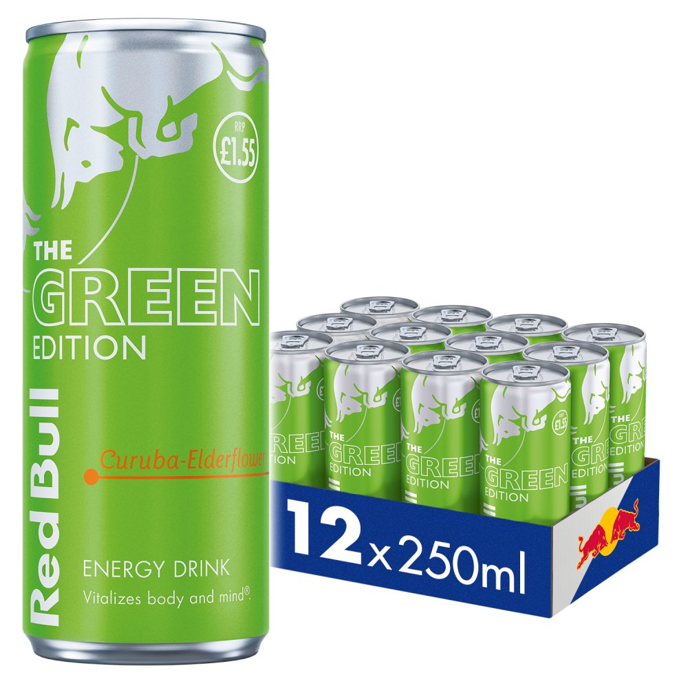 Red Bull Energy Drink Green Edition 250ml, 12 Pack PM 1.55