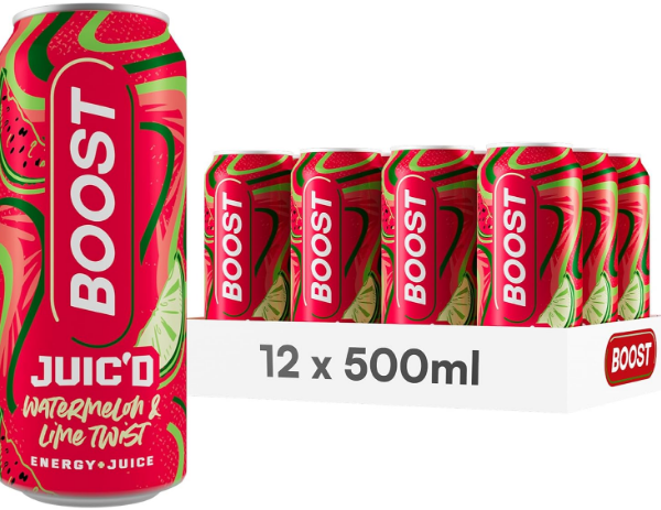 Boost Energy Juic'd Watermelon & Lime Twist 500ml