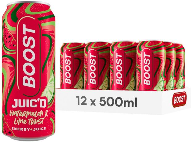 Boost Energy Juic'd Watermelon & Lime Twist 500ml
