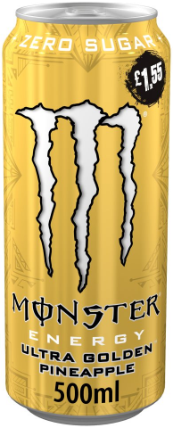 Monster Energy Drink Ultra Golden Pineapple Zero Sugar 12 x 500ml PMP £1.55