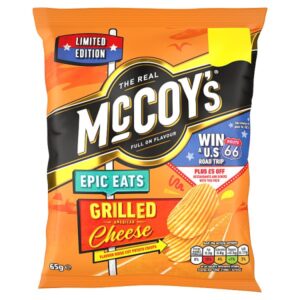 McCoy's Epic Eats Grilled Cheese Sharing Crisps PMP £1.25 65g