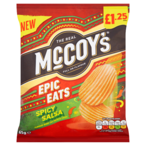 McCoy's Epic Eats Spicy Salsa Sharing Crisps £1.25 PMP 65g