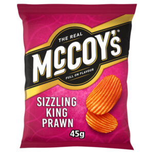 McCoy's Sizzling King Prawn Grab Bag Crisps 45g