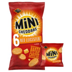 Jacob's Mini Cheddars Red Leicester 6x23g