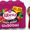 Ribena Very Berry Juice Drink PMP £1.25 500ml