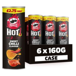 Pringles Hot Sweet Chilli Flavour 6 x 160g PMP £2.75