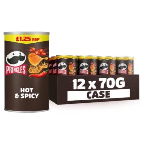 Pringles Hot & Spicy 12 x 70g PMP £1.25