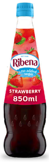 Ribena Concentrate Strawberry 850ml