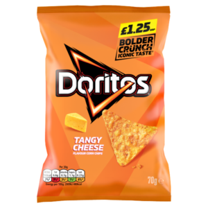 Doritos Tangy Cheese Tortilla Chips Crisps £1.25 RRP PMP 70g
