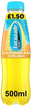 Lucozade Energy Caribbean PM £1.50 500ml