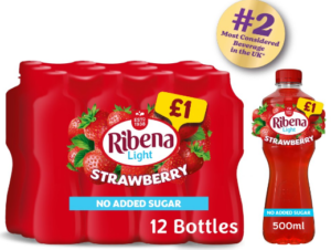 Ribena Strawberry NAS PM £1.00 500ml
