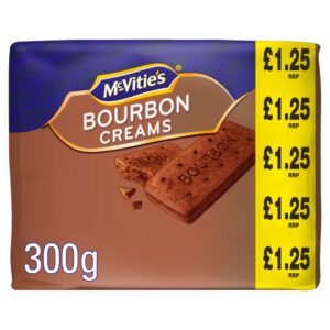 Mcvitie's Bourbon Creams PMP £1.25 300g