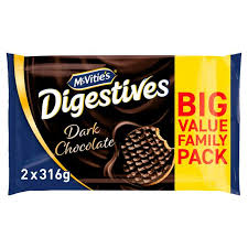 McVitie's Milk Chocolate Digestive Biscuits Twin Pack 2 x 316g
