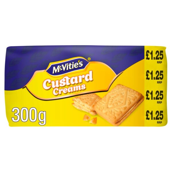 Mcvitie's Custard Creams PMP £1.25 300g