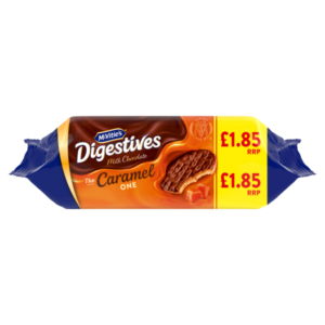 McVities Digestives Caramel 250g PM £1.85
