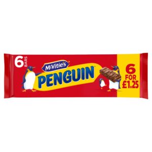 McVitie's Penguin Original 6 x 24.6 g (147.6g) PM£1.25