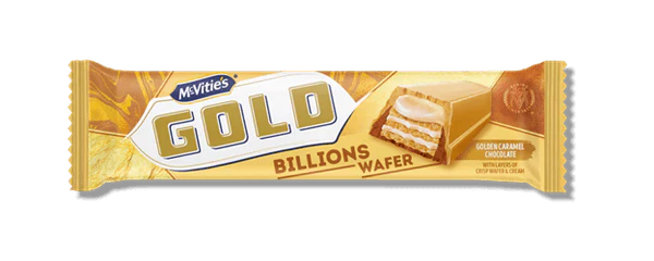 McVitie's Gold Billions Wafer Golden Caramel Chocolate 39g