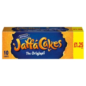 McVitie's Jaffa Cakes Original Biscuits 10 Cakes £1.25 PMP, 110g