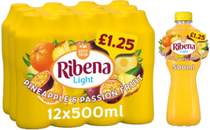 Ribena Pineapple & Passionfruit PM £1.25 500ml