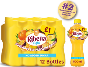 Ribena Pineapple & Passionfruit NAS PM £1.00 500ml