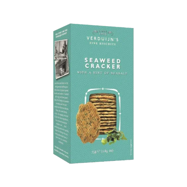 Verdijn's Seaweed Cracker With Sea Salt 75G
