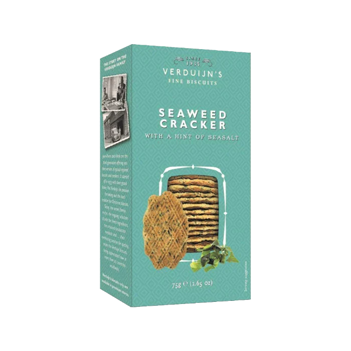 Verdijn's Seaweed Cracker With Sea Salt 75G