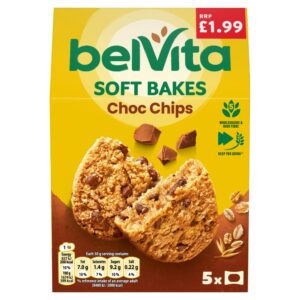 Belvita Breakfast Biscuits Soft Bakes Choc Chips Pmp £1.99 250g