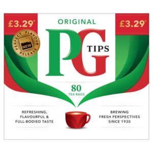 PG Tips 80 Original Tea Bags 232g