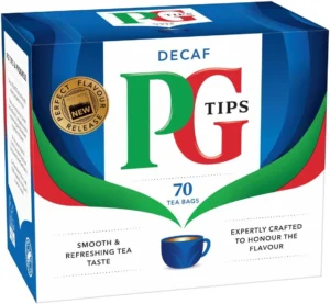 PG TIPS 70S BOX 6X203G BOX DECAF