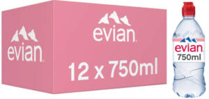 Evian Still Natural Mineral Water 12 x 750ml
