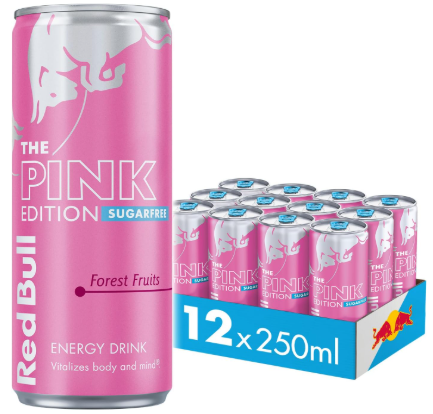 Red Bull Sugar Free Pink 250ml