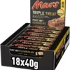 Mars Triple Treat Fruit & Nut Chocolate Bar Snack 40g