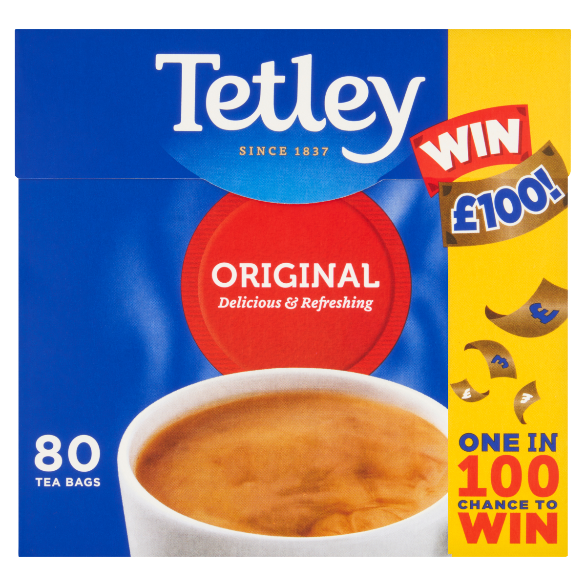 Tetley 80 Original Tea Bags 250g